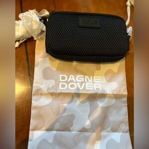 Dagne Dover Black Mesh Sold Out Black Crossbody. NWT